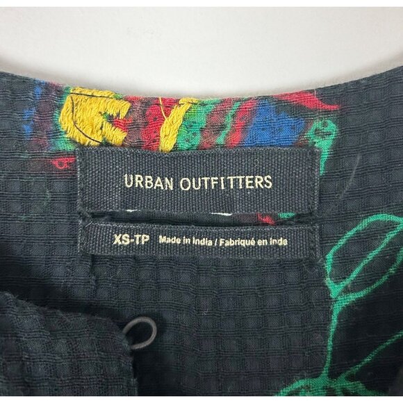 Urban Outfitters Willow Frock Midi Dress Boho Graphic Print Size XS Women's - Picture 6 of 6